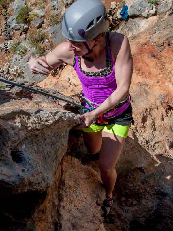 Kalymnos rock climbing