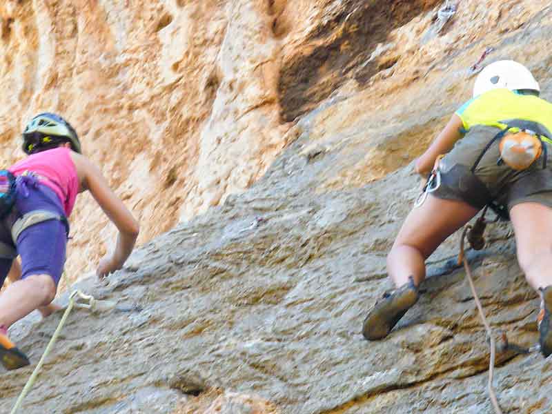 Kalymnos rock climbing
