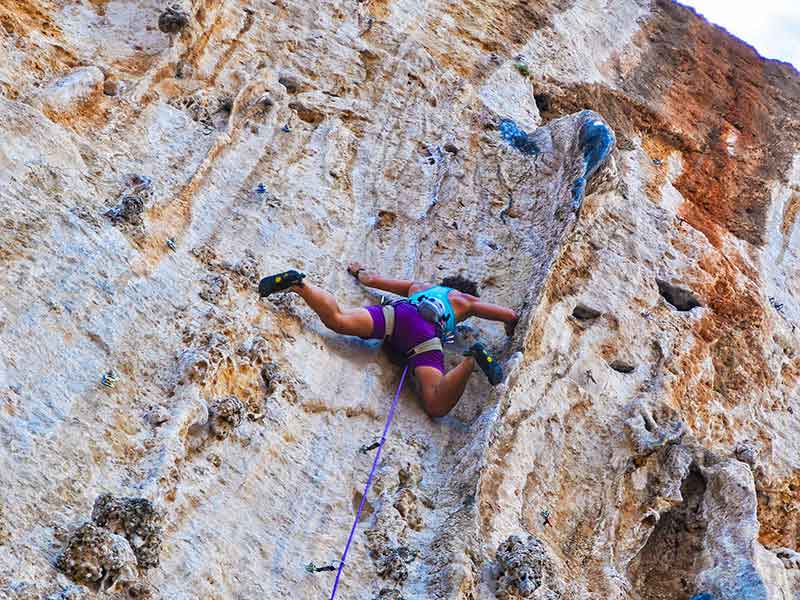 Kalymnos rock climbing